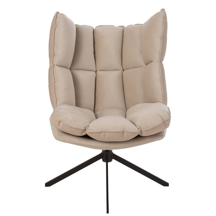 Fauteuil Beige Metaal 73 cm-Fauteuils-J-Line