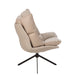 Fauteuil Beige Metaal 73 cm-Fauteuils-J-Line