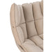 Fauteuil Beige Metaal 73 cm-Fauteuils-J-Line