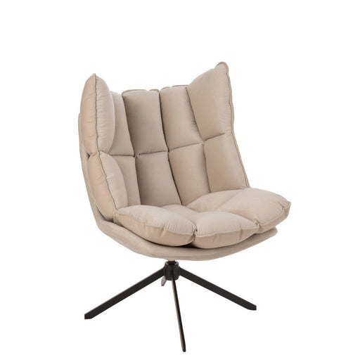 Fauteuil Beige Metaal 73 cm-Fauteuils-J-Line