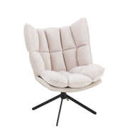 Fauteuil Beige Polyester 73 cm 73x78x92 cm-Kussens-J-Line