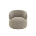Fauteuil Beige Schuim Rond 85 cm 85x82x72.5 cm-Fauteuils-J-Line