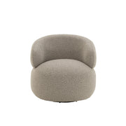 Fauteuil Beige Schuim Rond 85 cm 85x82x72.5 cm-Fauteuils-J-Line