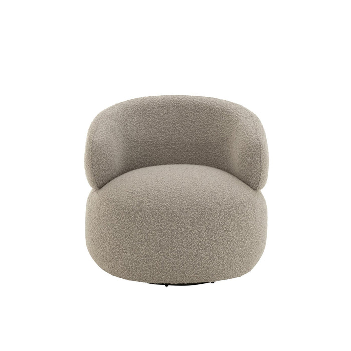 Fauteuil Beige Schuim Rond 85 cm-Fauteuils-J-Line