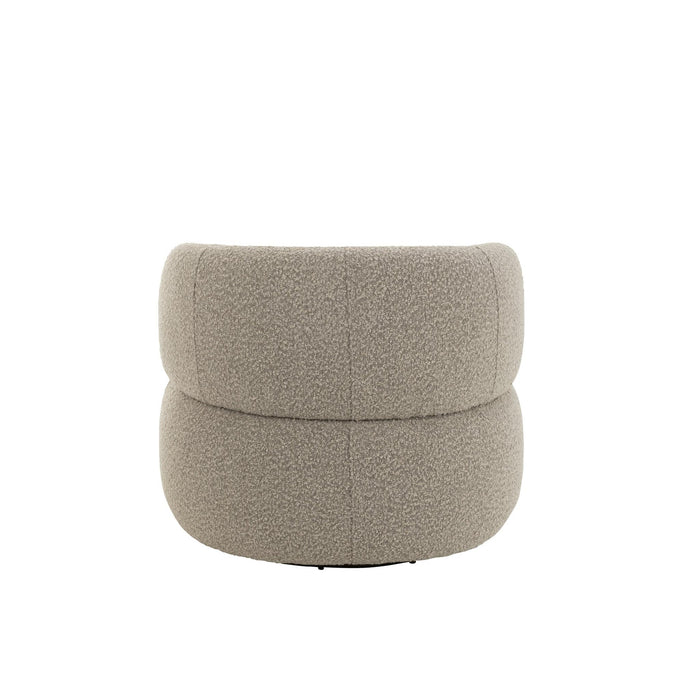 Fauteuil Beige Schuim Rond 85 cm-Fauteuils-J-Line