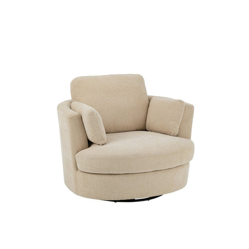 Fauteuil Beige Stof 100 cm-Fauteuils-J-Line