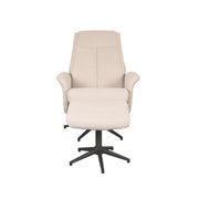 Fauteuil Bergen Coral Boucle Incl. Hocker 77x76x105 cm-Fauteuils-LABEL51