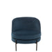 Fauteuil Blauw Schuim Rond 67 cm-Fauteuils-J-Line