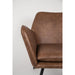 Fauteuil Bon PU Leather Bruin 76x80 cm-Fauteuils-Creating Home