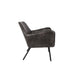 Fauteuil Bon Polyester,PU Leather Donkergrijs 76x80 cm-Fauteuils-Creating Home