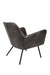 Fauteuil Bon Polyester,PU Leather Donkergrijs 76x80 cm-Fauteuils-Creating Home