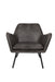 Fauteuil Bon Polyester,PU Leather Donkergrijs 76x80 cm-Fauteuils-Creating Home
