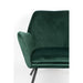 Fauteuil Bon Velvet Plyhout,Polyester Groen 76x80 cm-Fauteuils-Creating Home