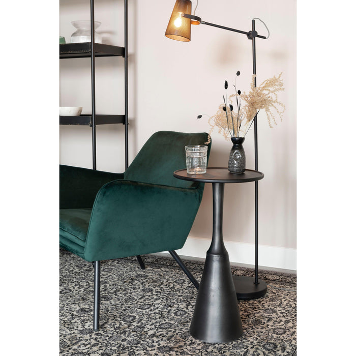 Fauteuil Bon Velvet Plyhout,Polyester Groen 76x80 cm