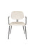 Fauteuil Bouton Off-white Polyester Wit 59x52 cm-Fauteuils-Creating Home