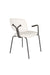 Fauteuil Bouton Off-white Polyester Wit 59x52 cm-Fauteuils-Creating Home
