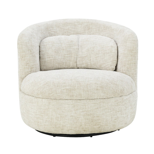 Fauteuil Britt Beige Draaibaar 84 cm-Fauteuils-Livingfurn