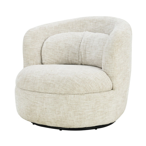 Fauteuil Britt Beige Draaibaar 84 cm-Fauteuils-Livingfurn