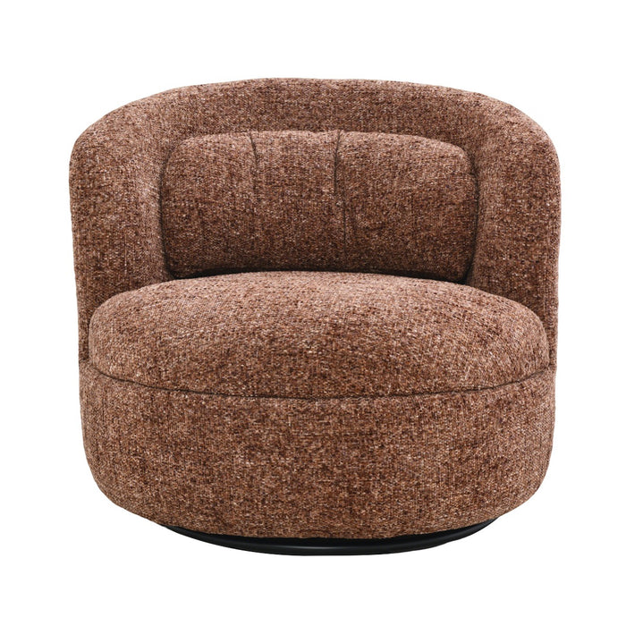 Fauteuil Britt Rood Draaibaar 84 cm-Fauteuils-Livingfurn
