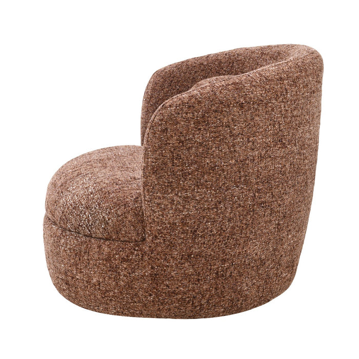 Fauteuil Britt Rood Draaibaar 84 cm-Fauteuils-Livingfurn