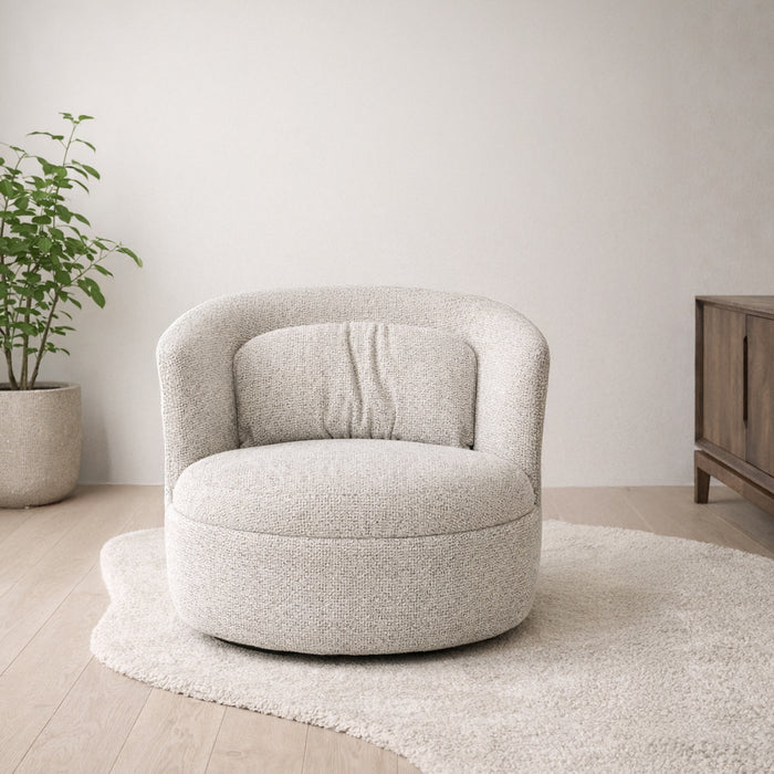 Fauteuil Britt Stof Beige-Fauteuils-Livingfurn