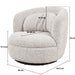 Fauteuil Britt Stof Beige-Fauteuils-Livingfurn
