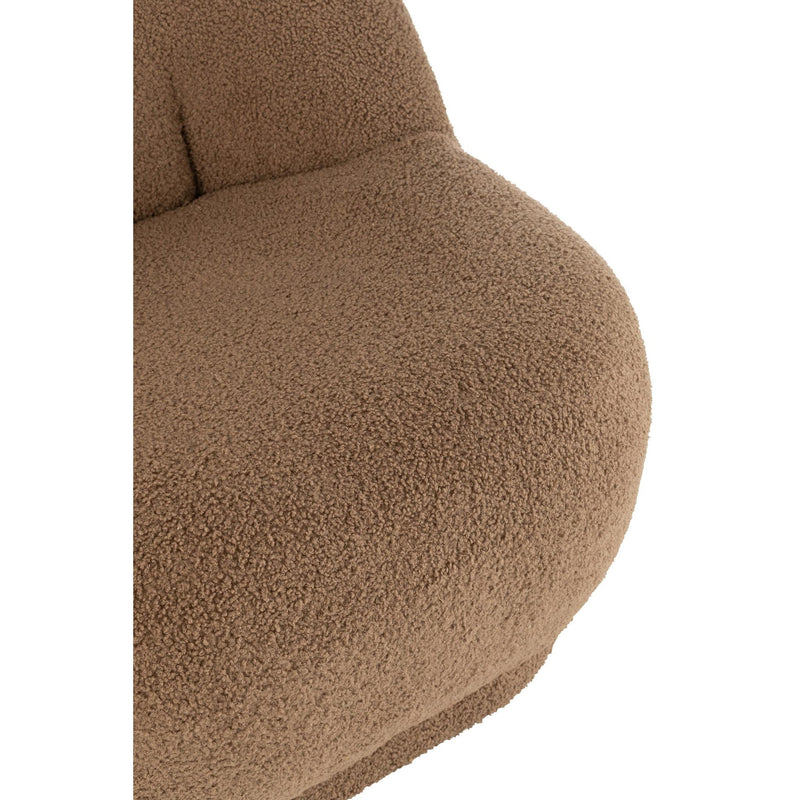 Fauteuil Bruin Fluweel 88 cm 88x78x72 cm-Fauteuils-J-Line