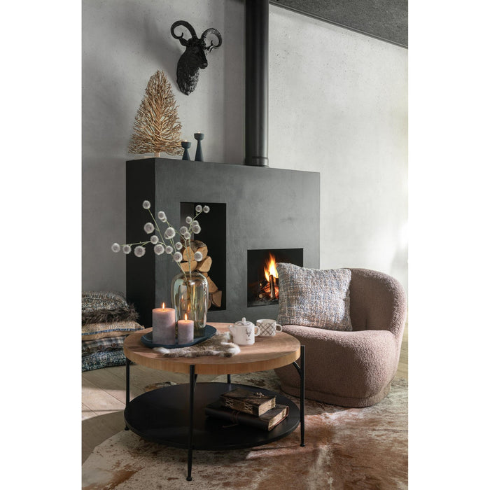 Fauteuil Bruin Fluweel 88 cm-Fauteuils-J-Line