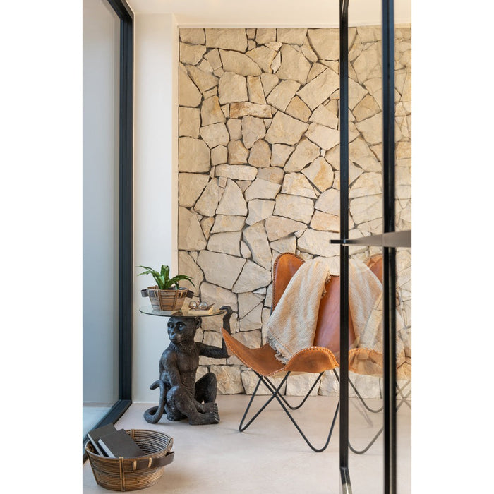 Fauteuil Bruin Leer 71 cm-Fauteuils-J-Line