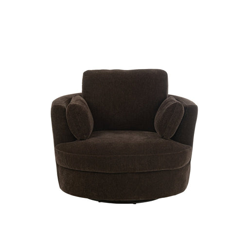 Fauteuil Bruin Populierenhout 100 cm 100x109x89 cm-Fauteuils-J-Line