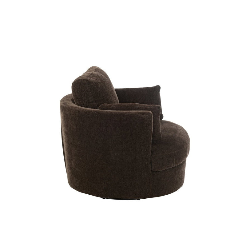 Fauteuil Bruin Populierenhout 100 cm 100x109x89 cm-Fauteuils-J-Line
