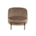 Fauteuil Bruin Populierenhout Rond 67 cm 67x71x66 cm-Fauteuils-J-Line