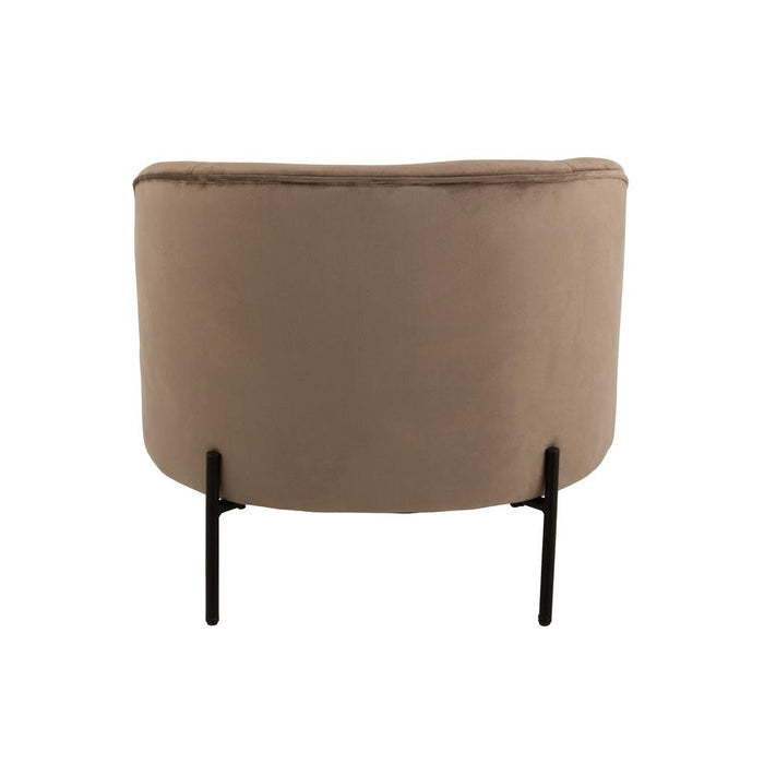 Fauteuil Bruin Populierenhout Rond 67 cm-Fauteuils-J-Line