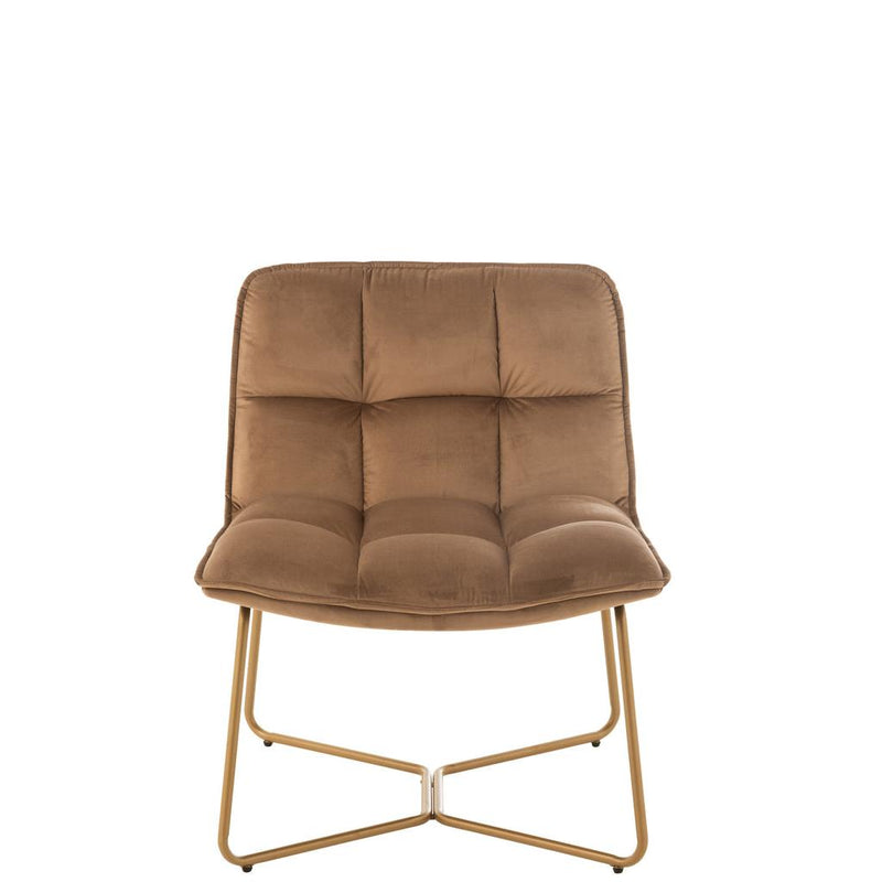 Fauteuil Bruin Schuim 58 cm 58x65x85 cm-Fauteuils-J-Line