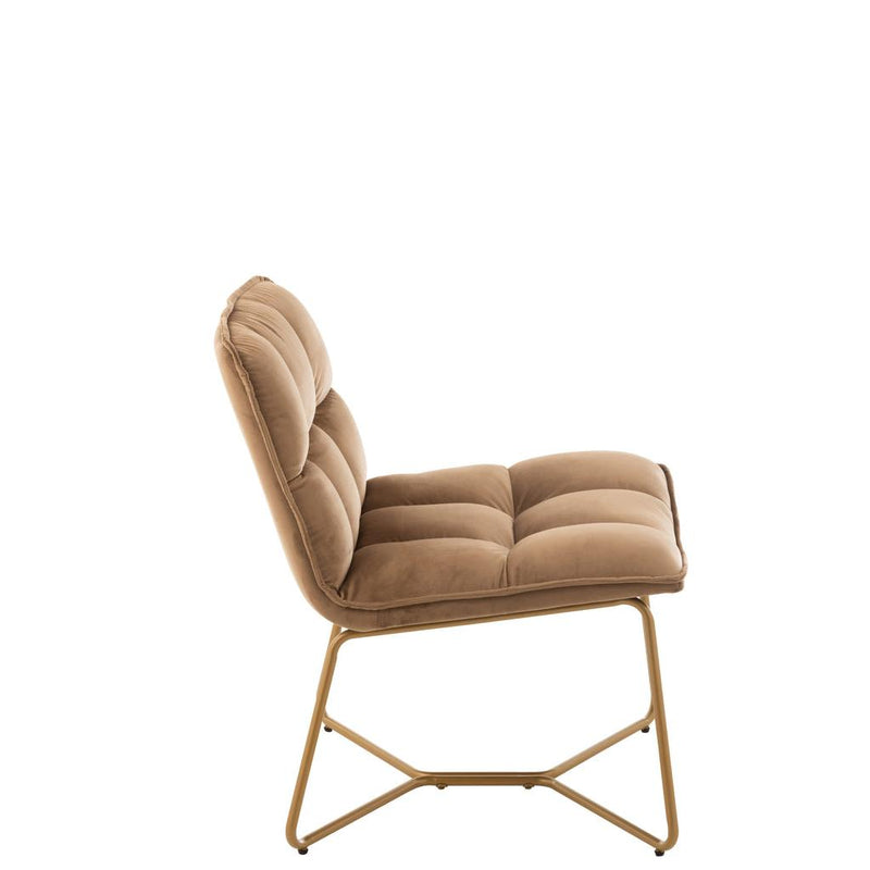 Fauteuil Bruin Schuim 58 cm 58x65x85 cm-Fauteuils-J-Line