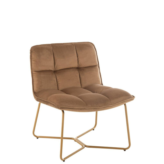 Fauteuil Bruin Schuim 58 cm-Fauteuils-J-Line