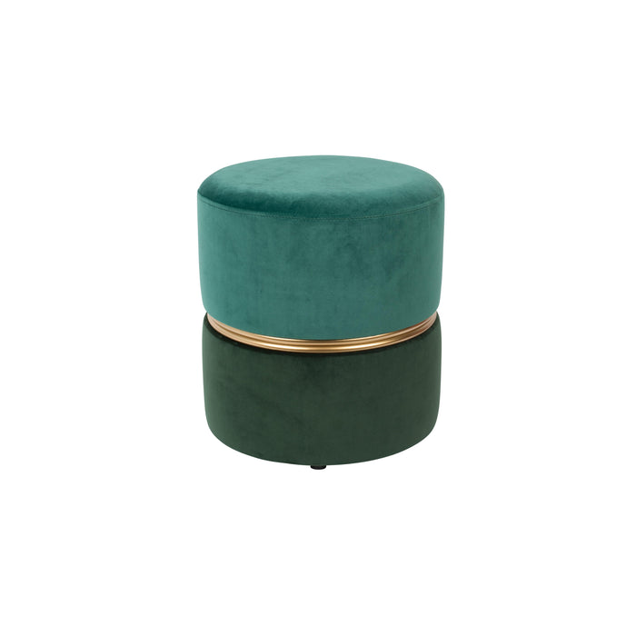 Fauteuil Bubbly Forest Polyester Groen Ø35x39 cm-Krukken-Creating Home