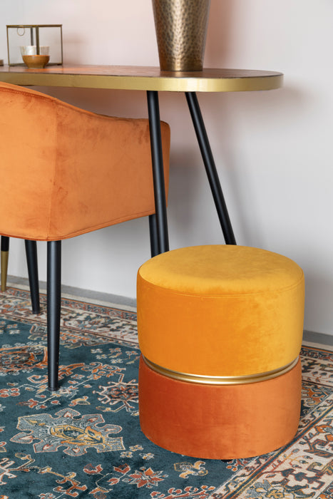 Fauteuil Bubbly Sun Polyester Geel Ø35x39 cm-Krukken-Creating Home