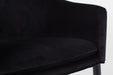 Fauteuil Catelyn Stof Zwart 55.5x57 cm-Fauteuils-Creating Home