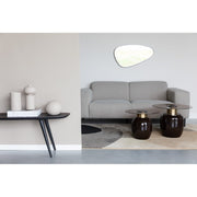 Fauteuil Consoletafel Webster Metaal, Teak Bruin 118x37 cm-Fauteuils-Creating Home
