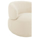 Fauteuil Crème Populierenhout Rond 85 cm 85x82x72.5 cm-Fauteuils-J-Line