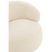 Fauteuil Crème Populierenhout Rond 85 cm-Fauteuils-J-Line