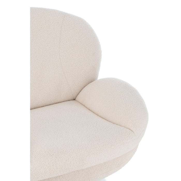 Fauteuil Crème Schuim 84 cm 83.5x88.5x83.5 cm-3-Zitsbanken-J-Line