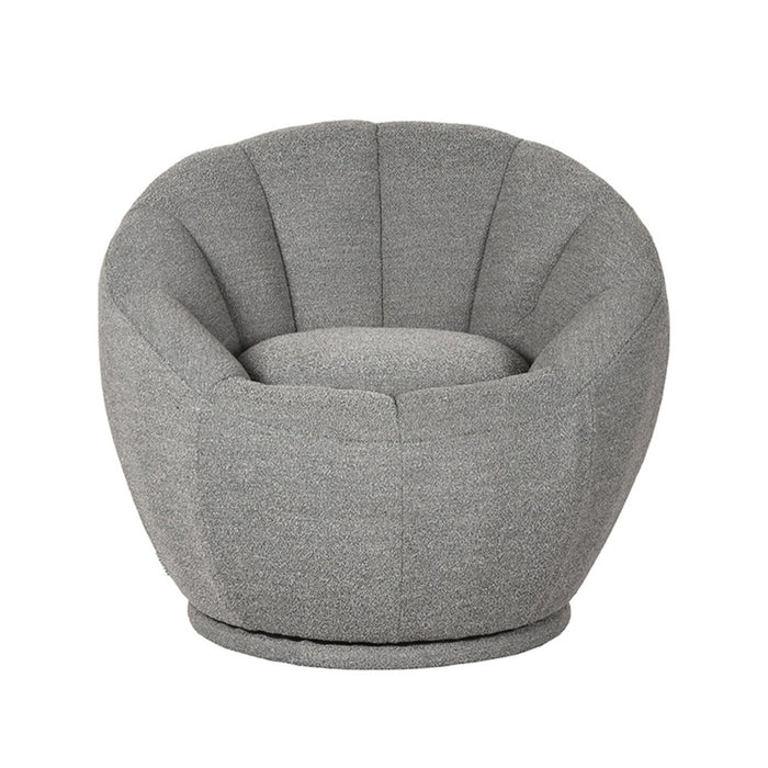 Fauteuil Crown - Grijs - Boucle-Fauteuils-LABEL51