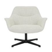 Fauteuil Daphne Greige Draaibaar 84 cm 84x78x77 cm-Fauteuils-Livingfurn