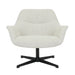 Fauteuil Daphne Greige Draaibaar 84 cm 84x78x77 cm-Fauteuils-Livingfurn