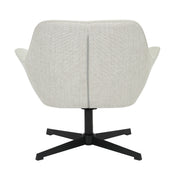 Fauteuil Daphne Greige Draaibaar 84 cm 84x78x77 cm-Fauteuils-Livingfurn