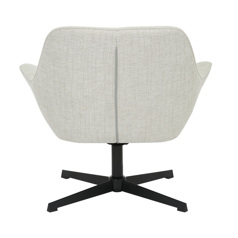 Fauteuil Daphne Greige Draaibaar 84 cm 84x78x77 cm-Fauteuils-Livingfurn