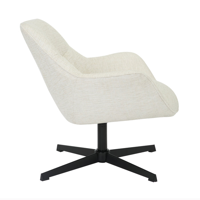 Fauteuil Daphne Zand Draaibaar 84 cm 84x78x77 cm-Fauteuils-Livingfurn