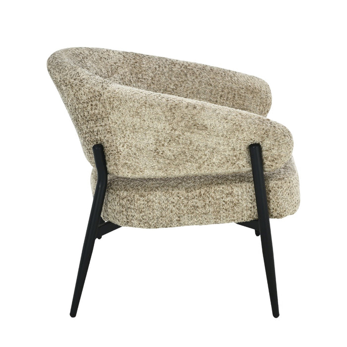 Fauteuil Dilan Bruin 73 cm 73x72.5x75 cm-Fauteuils-Livingfurn